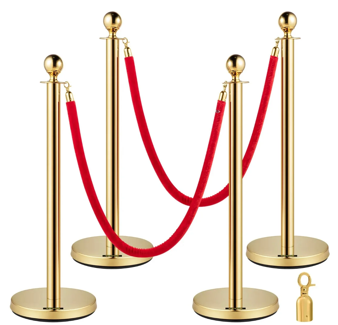 Gold Stanchions and Velvet Ropes product image