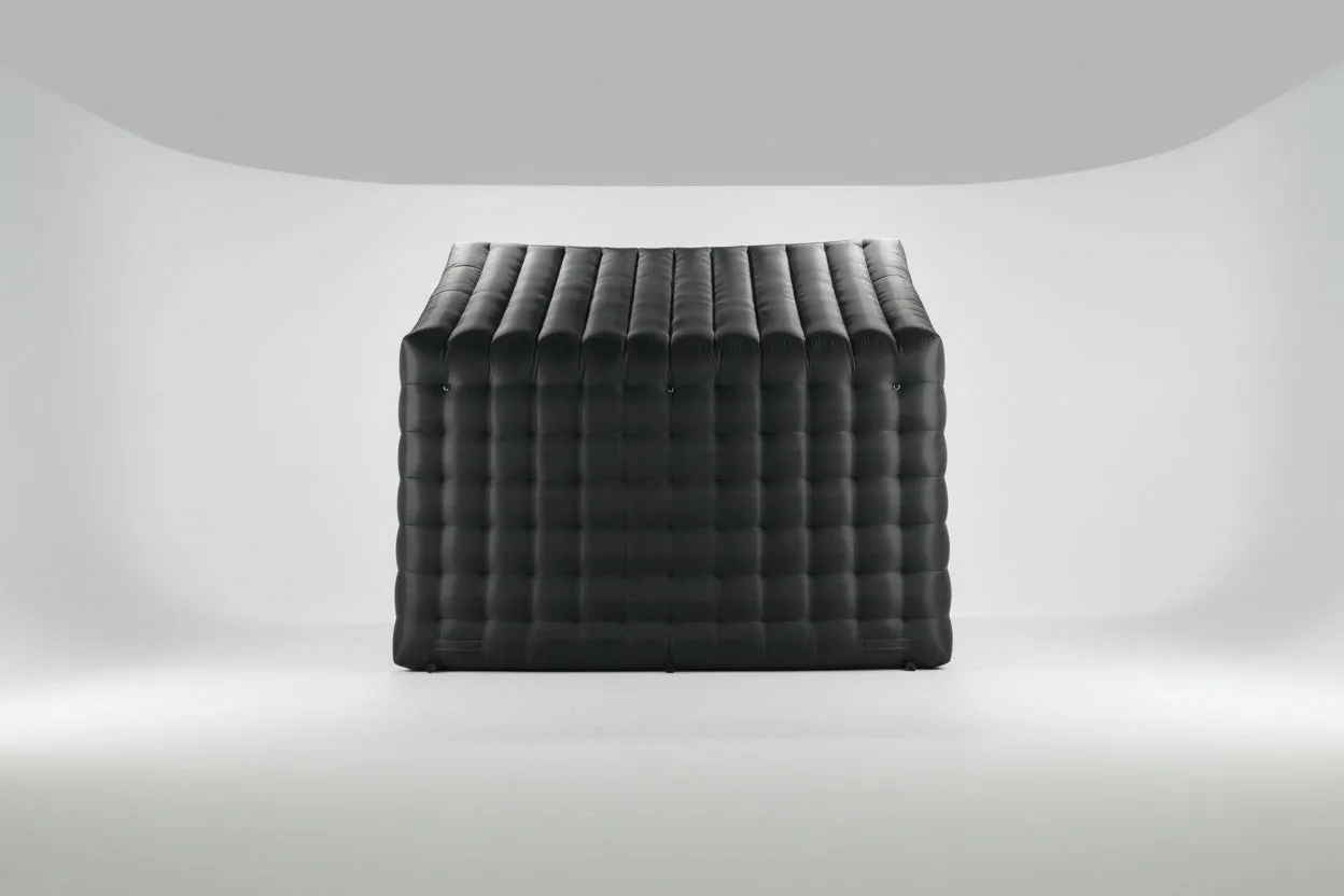 Inflatable nightclub, straight on