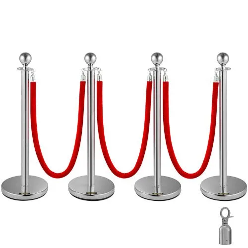 Silver Stanchions and Ropes product image